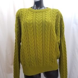 2567 Basics Cable Knit Cotton Sweater